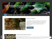 Tablet Screenshot of irishrockpoolaquarium.com